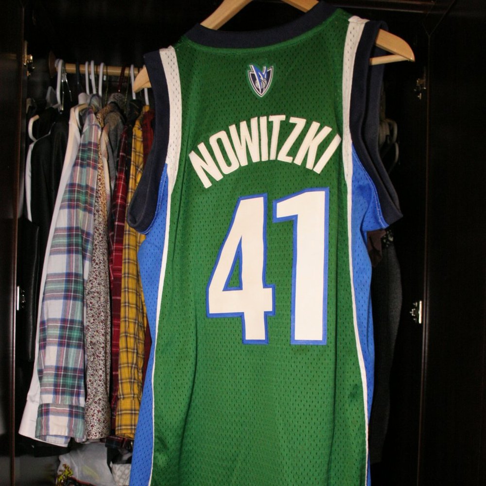 DIRK NOWITZKI DALLAS MAVERICKS JERSEY - RETRO